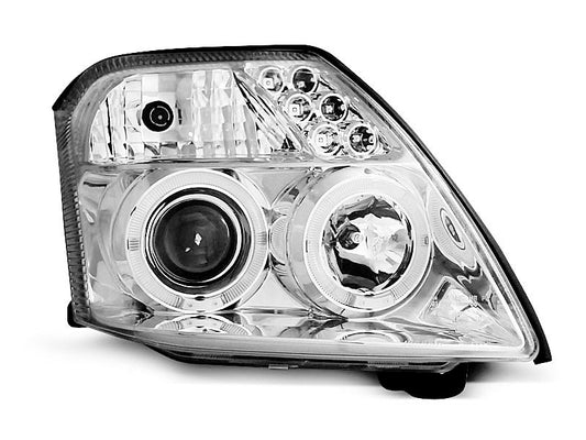 Tuning-Tec LED Angel Eyes Scheinwerfer für Citroen C2 03-10 chrom