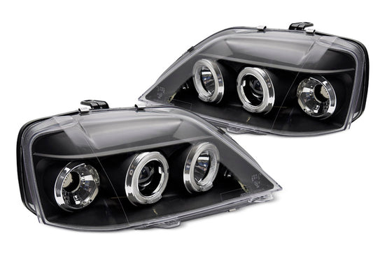 Tuning-Tec Angel Eyes Scheinwerfer für Dacia Logan 04-08 schwarz