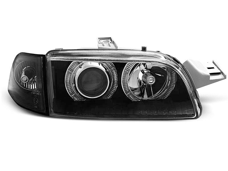 Tuning-Tec Angel Eyes Scheinwerfer für Fiat Punto 1 (Typ 188) 93-99 schwarz
