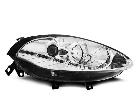 Tuning-Tec LED Tagfahrlicht Scheinwerfer für Fiat Bravo 2 (Typ 198) 07-15 chrom