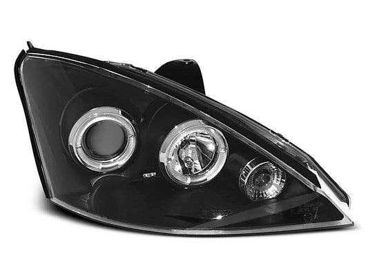 Tuning-Tec LED Angel Eyes Scheinwerfer für Ford Focus 1 98-01 schwarz