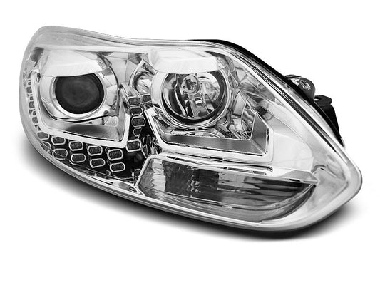 Tuning-Tec LED Tagfahrlicht Scheinwerfer für Ford Focus MK3 11-14 chrom