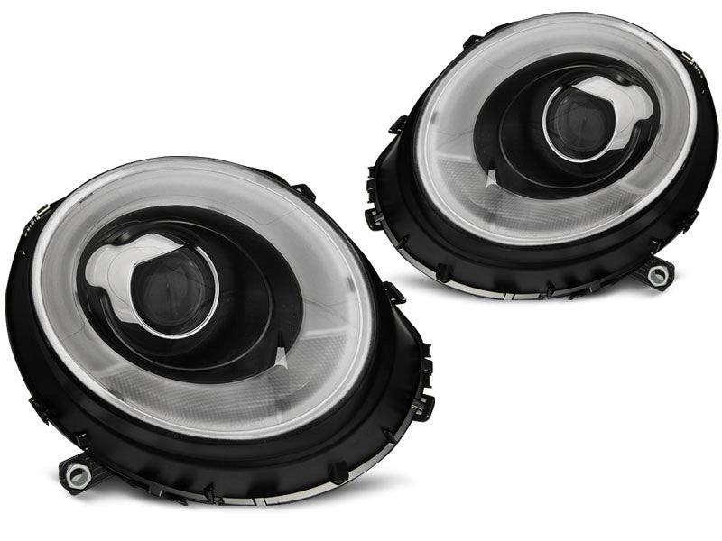 Tuning-Tec LED Tagfahrlicht Scheinwerfer für Mini Cooper R55/R56/R57 06-14 schwarz mit LED Blinker LTI