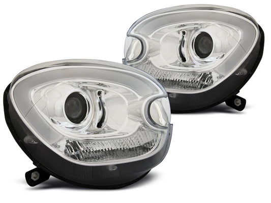 Tuning-Tec LED Tagfahrlicht Scheinwerfer für Mini Countryman R60/R61 10-14 chrom