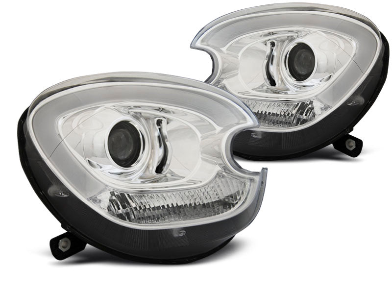 Tuning-Tec Xenon LED Tagfahrlicht Scheinwerfer für Mini Countryman R60/R61 10-14 chrom