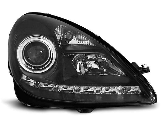 Tuning-Tec LED Tagfahrlicht Scheinwerfer für Mercedes Benz SLK R171 04-11 schwarz
