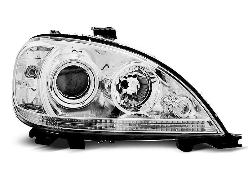 Tuning-Tec Klarglas Scheinwerfer für Mercedes Benz ML W163 01-05 chrom