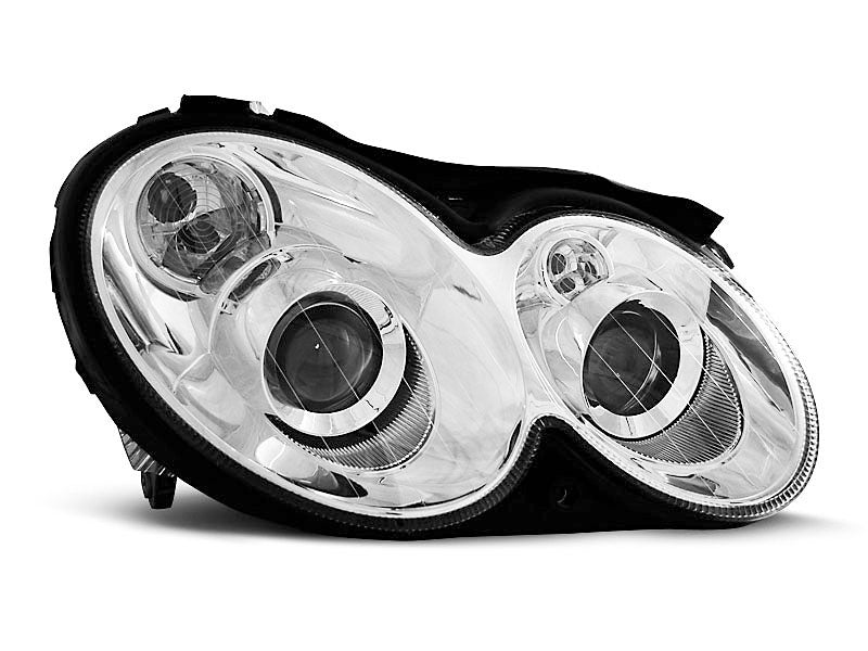 Tuning-Tec Klarglas Scheinwerfer für Mercedes Benz CLK W209 03-10 chrom
