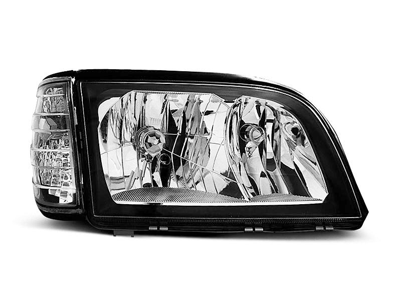 Tuning-Tec Klarglas Scheinwerfer für Mercedes Benz S-Klasse W140 91-98 schwarz