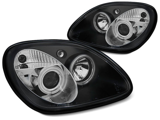 Tuning-Tec CCFL Angel Eyes Scheinwerfer für Mercedes Benz SLK R170 96-04 schwarz