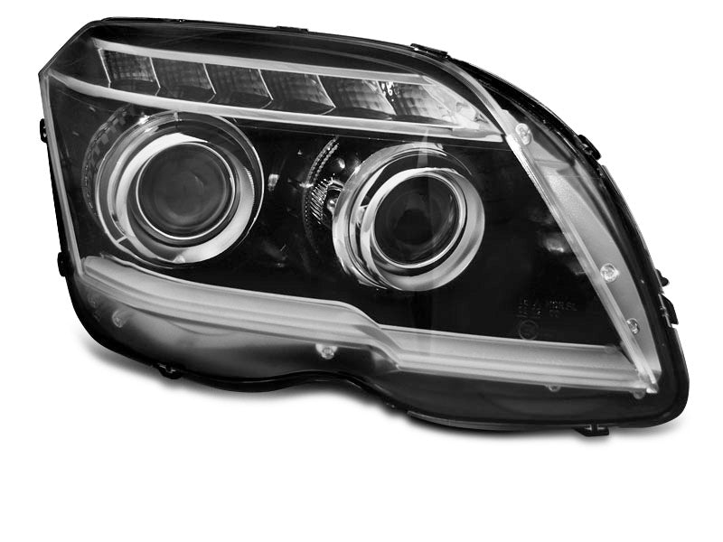 Tuning-Tec LED Tagfahrlicht Scheinwerfer für Mercedes Benz GLK X204 08-12 schwarz