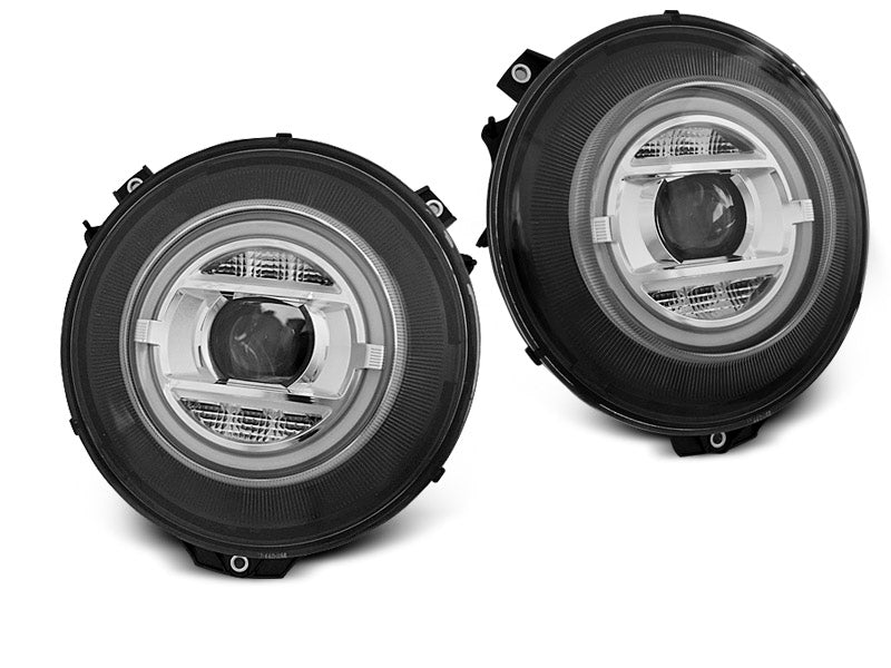 Tuning-Tec Xenon LED Tagfahrlicht Scheinwerfer für Mercedes G-Klasse W463 02-17 schwarz