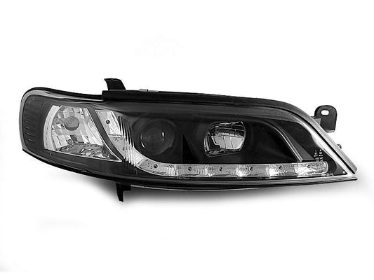 Tuning-Tec LED Tagfahrlicht Scheinwerfer für Opel Vectra B 95-98 schwarz