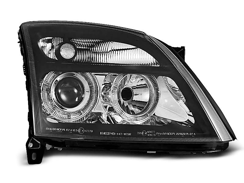 Tuning-Tec Angel Eyes Scheinwerfer für Opel Vectra C / Signum 02-05 schwarz