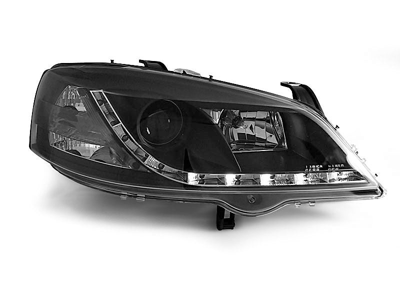 Tuning-Tec LED Tagfahrlicht für Scheinwerfer Opel Astra G 98-04 schwarz