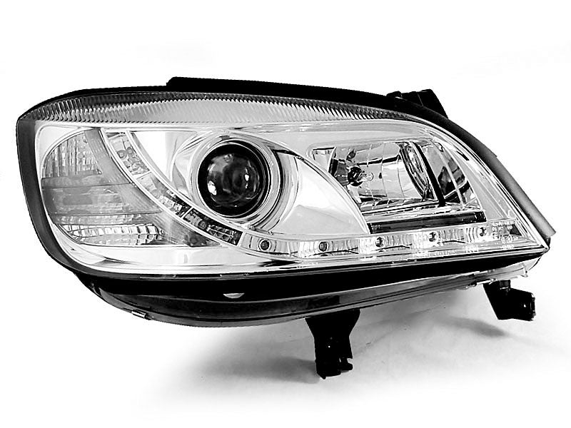 Tuning-Tec LED Tagfahrlicht Scheinwerfer für Opel Zafira A 99-06 chrom