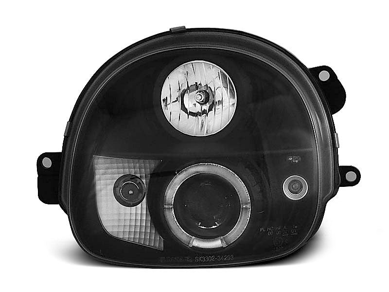 Tuning-Tec LED Angel Eyes Scheinwerfer für Renault Twingo 93-98 schwarz