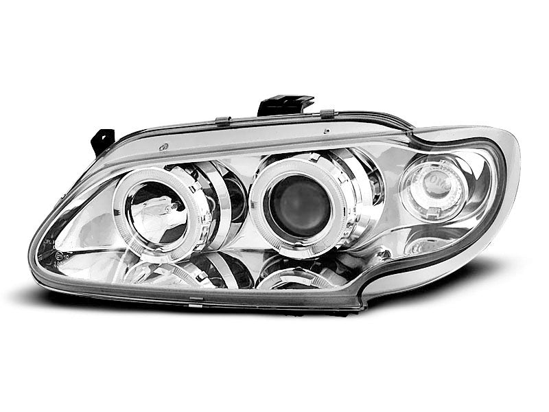 Tuning-Tec LED Angel Eyes Scheinwerfer für Renault Megane / Scenic 96-99 chrom