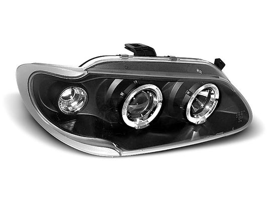 Tuning-Tec LED Angel Eyes Scheinwerfer für Renault Megane / Scenic 96-99 schwarz