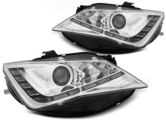Tuning-Tec LED Tagfahrlicht Scheinwerfer für Seat Ibiza 6J Facelift 12-15 chrom