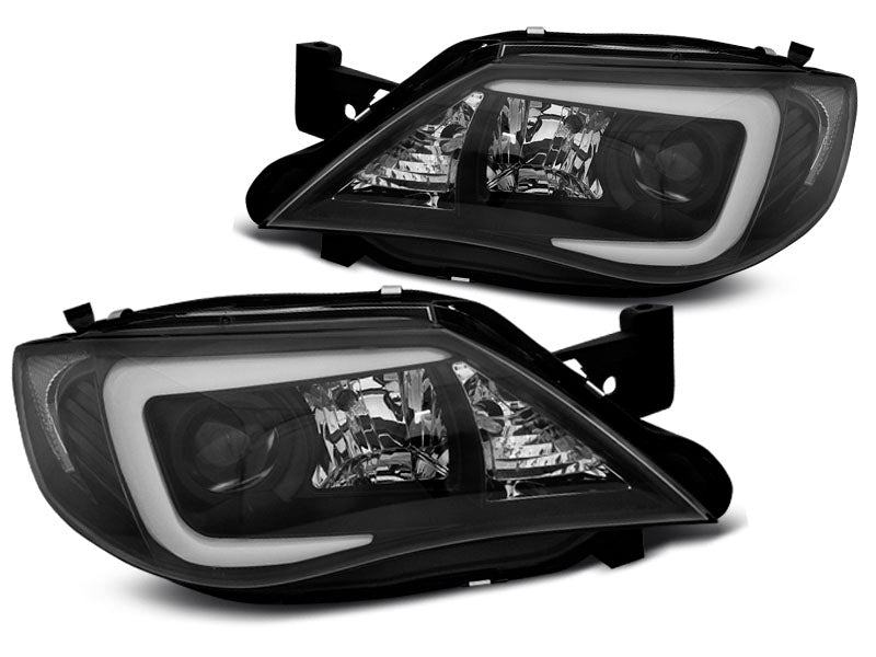 Tuning-Tec LED Tagfahrlicht Scheinwerfer für Subaru Impreza 3 (GH) 07-12 schwarz
