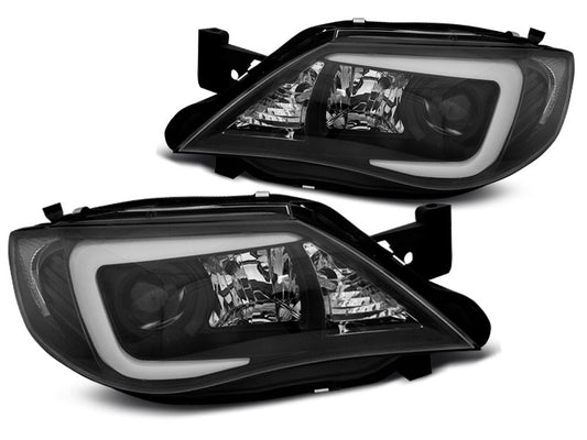 Tuning-Tec Xenon LED Tagfahrlicht Scheinwerfer für Subaru Impreza 3 (GH) 07-12 schwarz