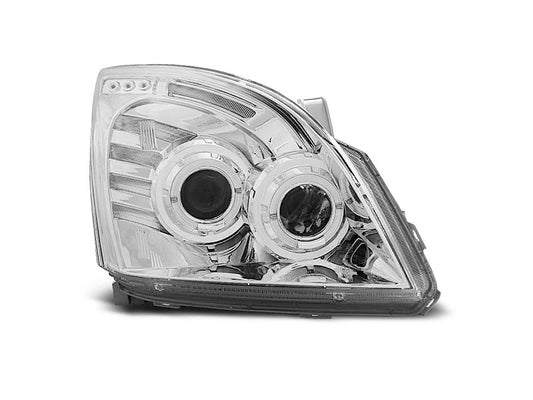 Tuning-Tec LED Angel Eyes Scheinwerfer für Toyota Land Cruiser 120 03-09 chrom
