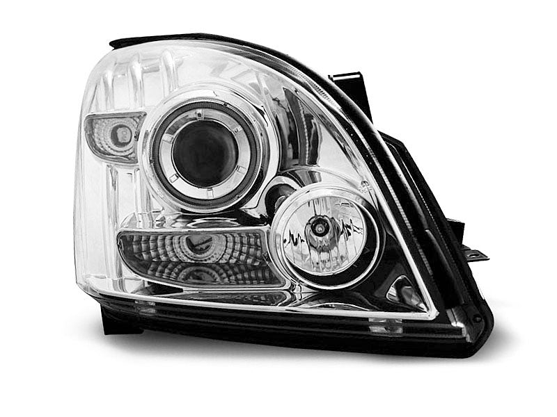 Tuning-Tec CCFL Angel Eyes Scheinwerfer für Toyota Land Cruiser 120 03-09 chrom