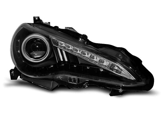 Tuning-Tec Xenon LED Tagfahrlicht Scheinwerfer für Toyota GT86 12-16 schwarz