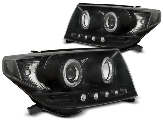 Tuning-Tec LED Angel Eyes Scheinwerfer für Toyota Land Cruiser FJ200 07-12 schwarz