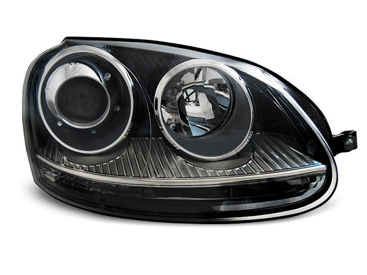 Tuning-Tec Scheinwerfer für VW Golf 5 03-09 schwarz