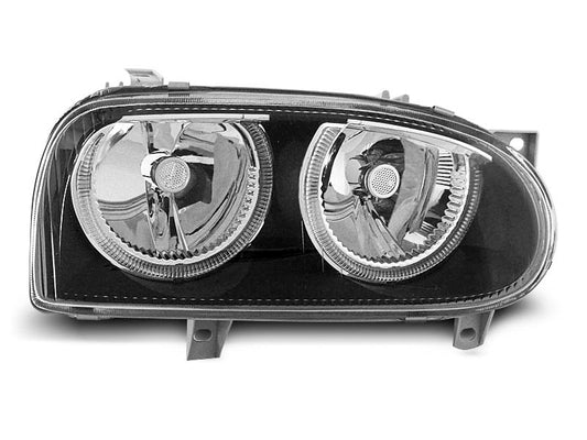 Tuning-Tec Angel Eyes Scheinwerfer für VW Golf 3 91-97 schwarz