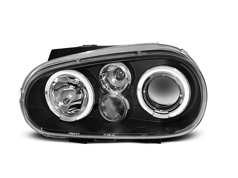 Tuning-Tec LED Angel Eyes Scheinwerfer für VW Golf 4 97-03 schwarz