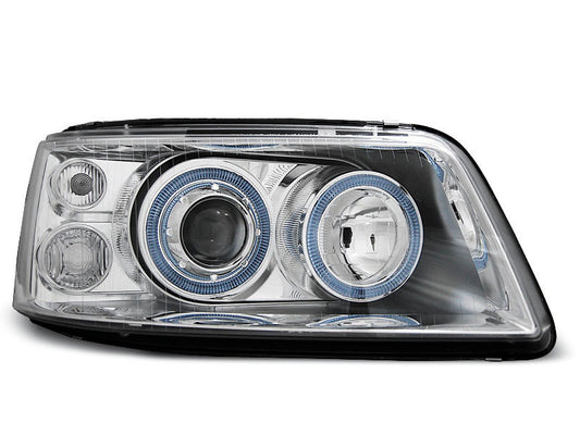 Tuning-Tec Angel Eyes Scheinwerfer für VW T5 03-09 chrom