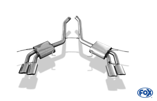 Mercedes M-Klasse ML63 - W164 Endschalldämpfer rechts/links - 2x115x85 Typ 44 rechts/links