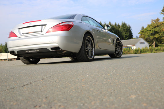 Mercedes SL 231 Endschalldämpfer rechts/links - Austritt in den originalen Endrohren