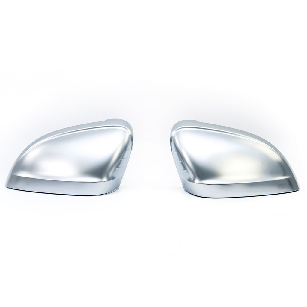 Matt-Silbernes Spiegelkappen-Set RS4-Stil für AUDI A4 B8 8K ABS-Kunststoff