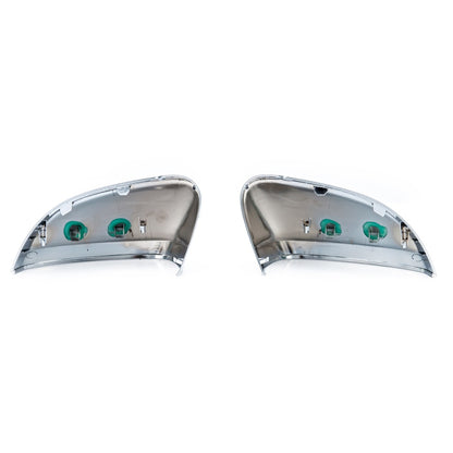 Matt-Silbernes Spiegelkappen-Set RS4-Stil für AUDI A4 B8 8K ABS-Kunststoff