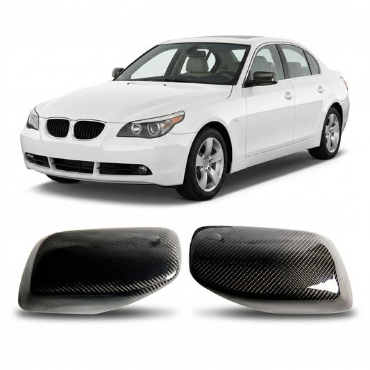 Seitenspiegelabdeckungset Carbon passend für BMW 5er E60 E61 2003-2007