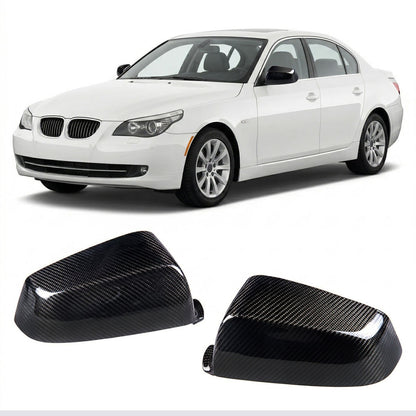 Seitenspiegelabdeckungset Carbon passend für BMW 5er E60 E61 2007-2010
