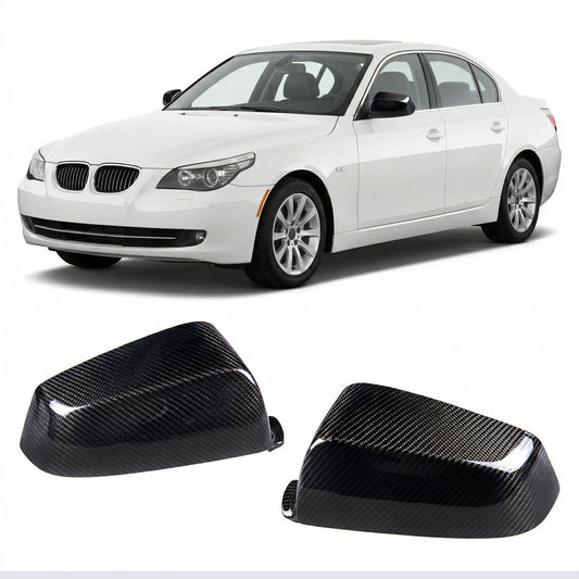 Seitenspiegelabdeckungset Carbon passend für BMW 5er E60 E61 2007-2010