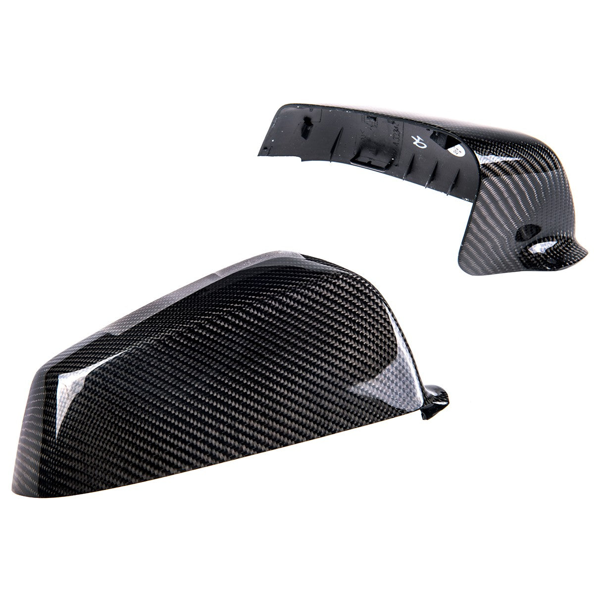 Seitenspiegelabdeckungset Carbon passend für BMW 5er E60 E61 2007-2010