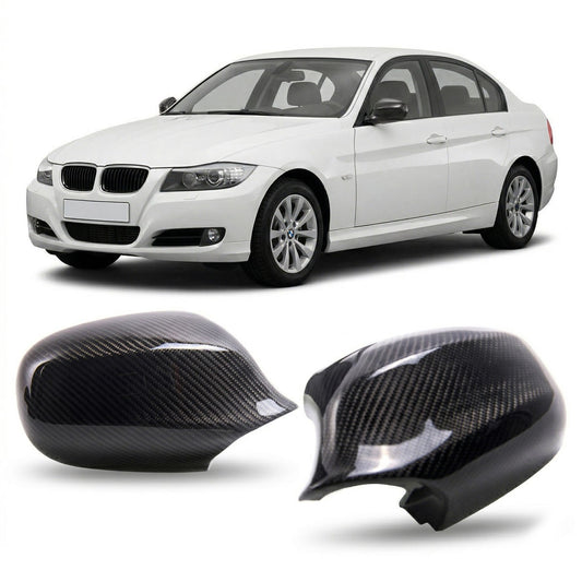 Seitenspiegelabdeckung Set Carbon passend für BMW 1 & 3er Reihe 2010-2012