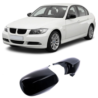 Spiegelabdeckungen Hochglanz Schwarz passend für BMW 1 & 3er Reihe E8x E9x 2007-2010
