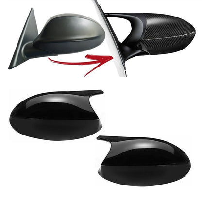 Spiegelabdeckungen Hochglanz Schwarz passend für BMW 1 & 3er Reihe E8x E9x 2007-2010