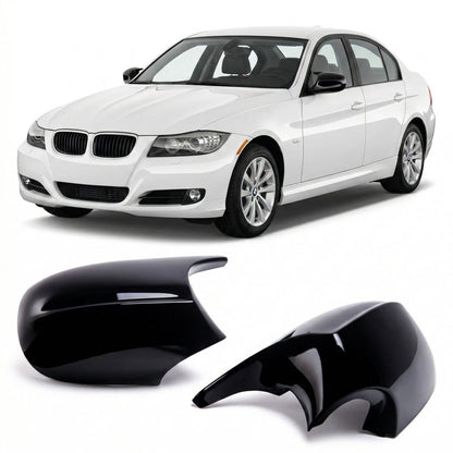 Spiegelabdeckungen Hochglanz Schwarz passend für BMW 1 & 3er Reihe E81-E93 2010-2012