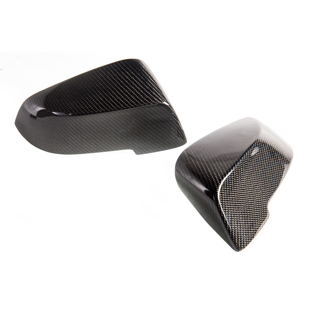 Seiten Spiegelabdeckungen Carbon-Optik Set passend für BMW 5 6 7er 2014-2017