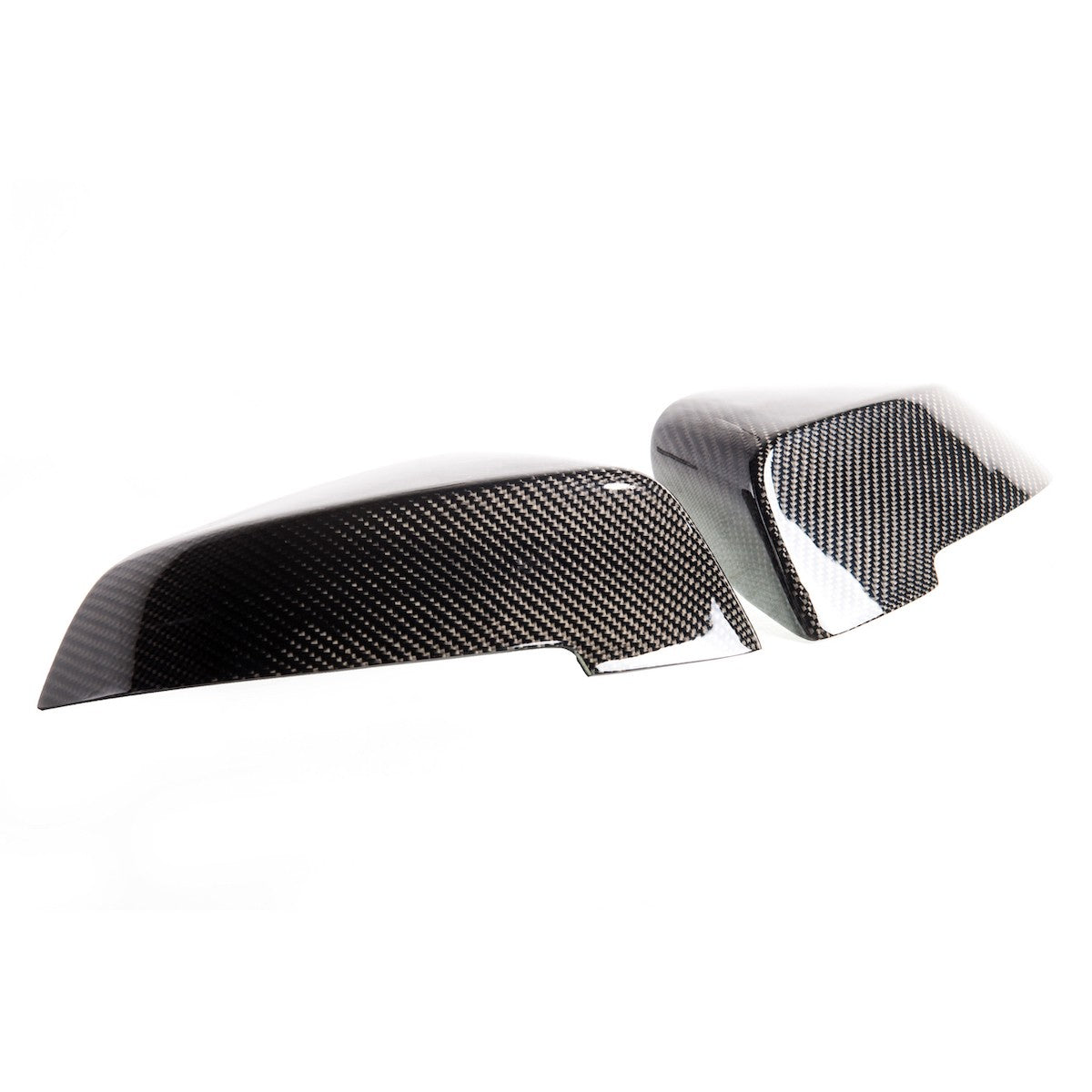 Seiten Spiegelabdeckungen Carbon-Optik Set passend für BMW 5 6 7er 2014-2017