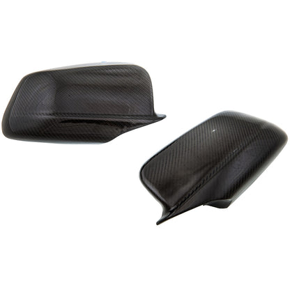 Seiten Spiegelabdeckungen Carbon-Optik Set passend für BMW 5er F10 F11 F07 2010-2013
