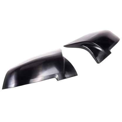 Unlackierte M-Style Spiegelkappen-Set Schwarz für BMW F20-F36 2012-2019